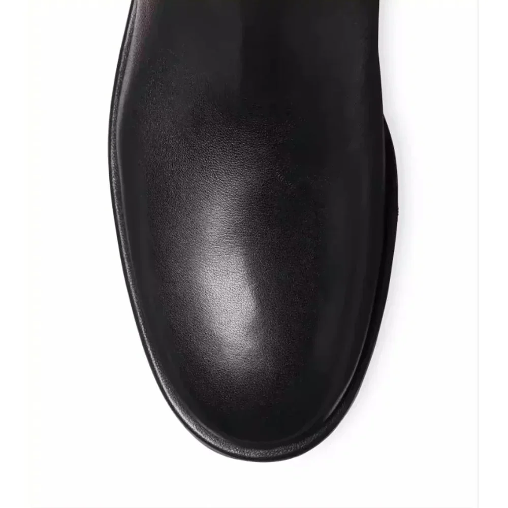 NIB STUART WEITZMAN Amber Over The Knee Nappa Leather Boots Black Sz 8 - Picture 6 of 16